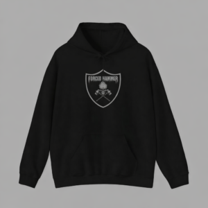 Forced Hammer Shield Logo "Vader Style Hoodie"
